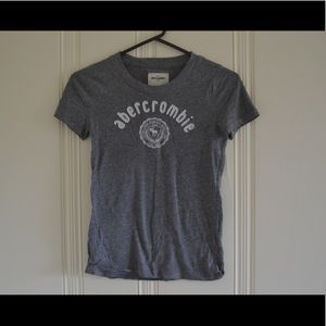 Grey Abercrombie T-Shirt with Logo